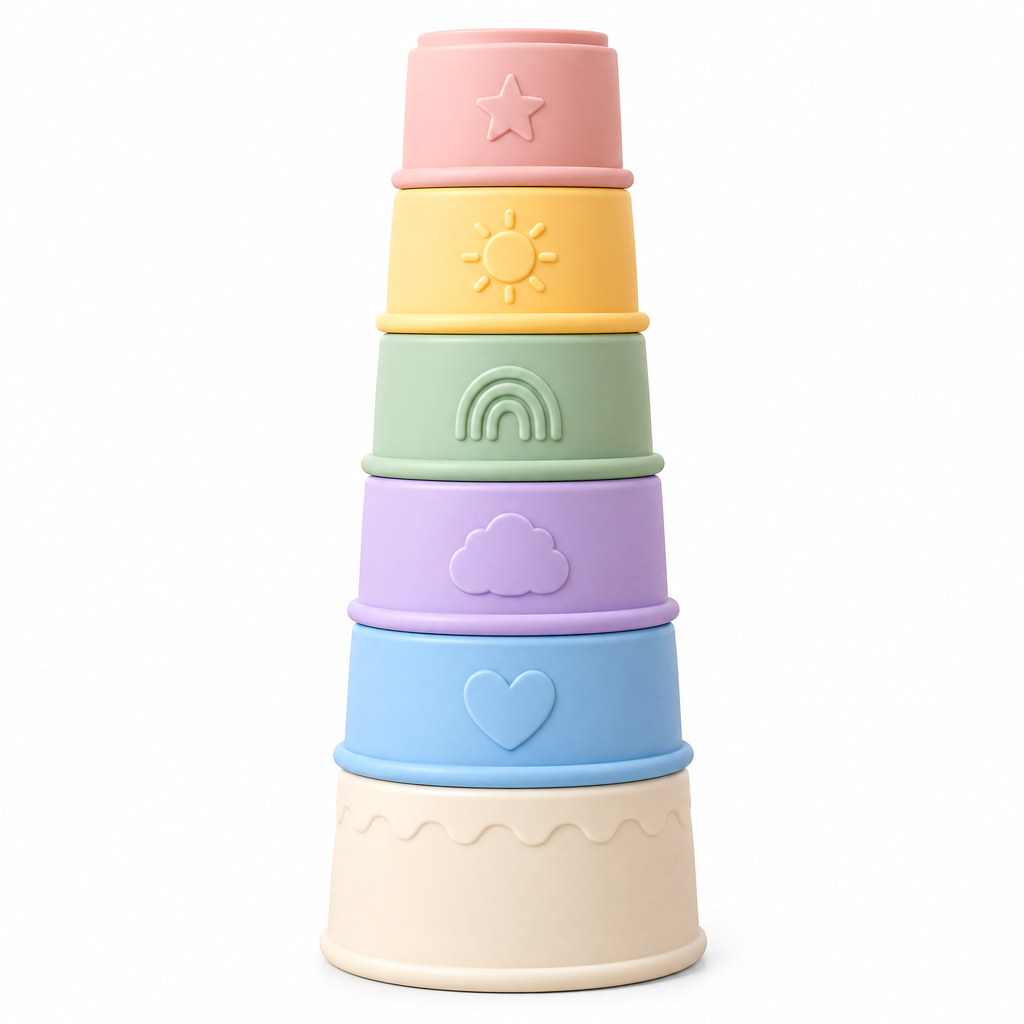 Norvalden™ Pastel Stacking & Nesting Cups