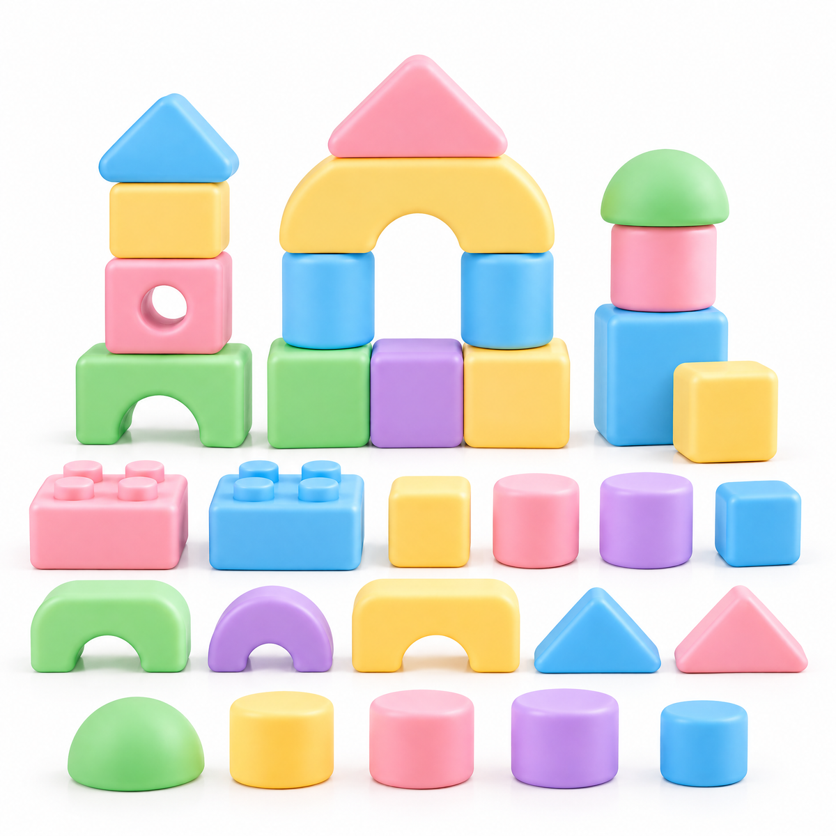 Norvalden™ Soft Color First Building Blocks