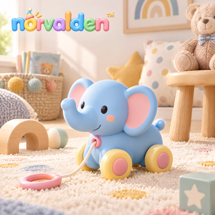 Norvalden™ Little Explorer Pull-Along Elephant