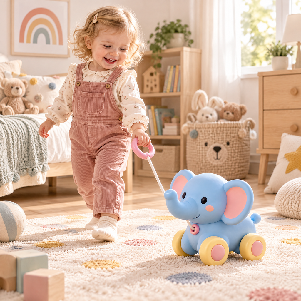 Norvalden™ Little Explorer Pull-Along Elephant