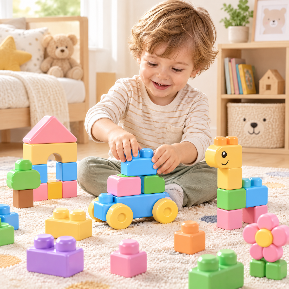 Norvalden™ Jumbo Imagination Building Block Set