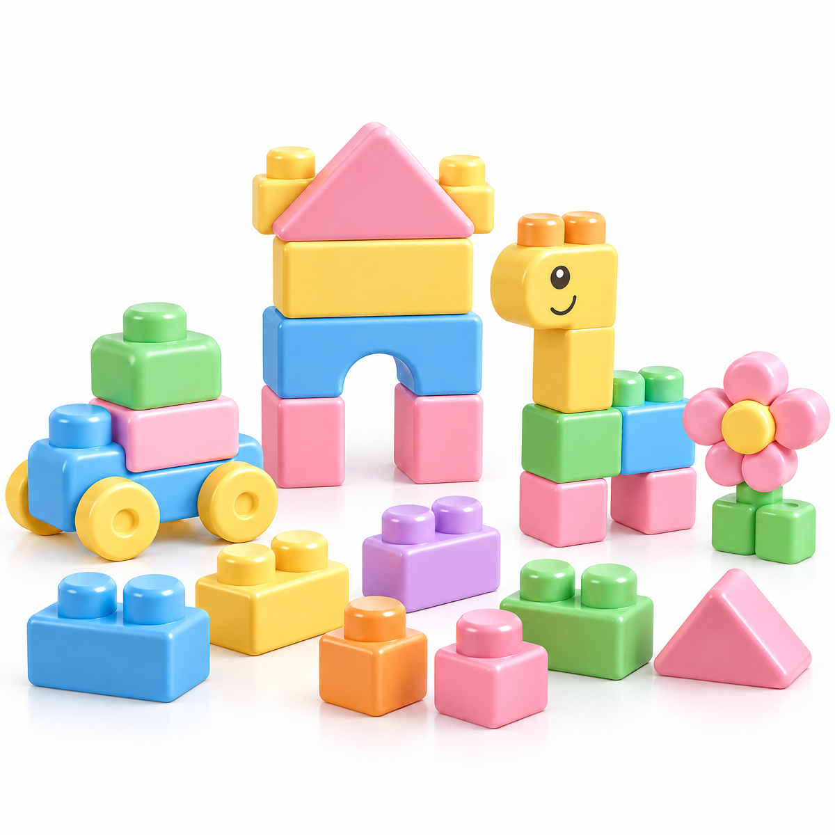 Norvalden™ Jumbo Imagination Building Block Set