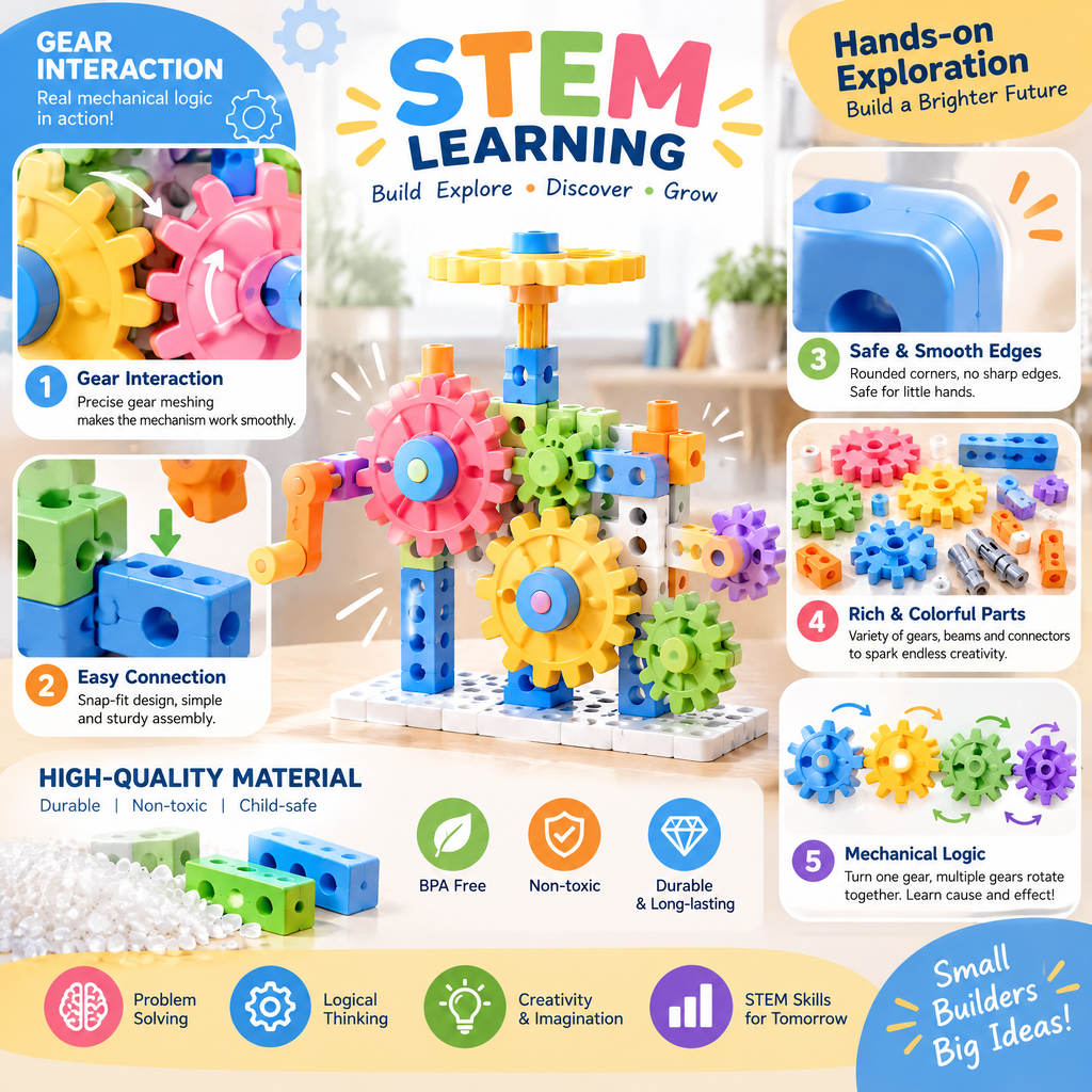 Norvalden™ Junior Gearworks Engineering Building Kit