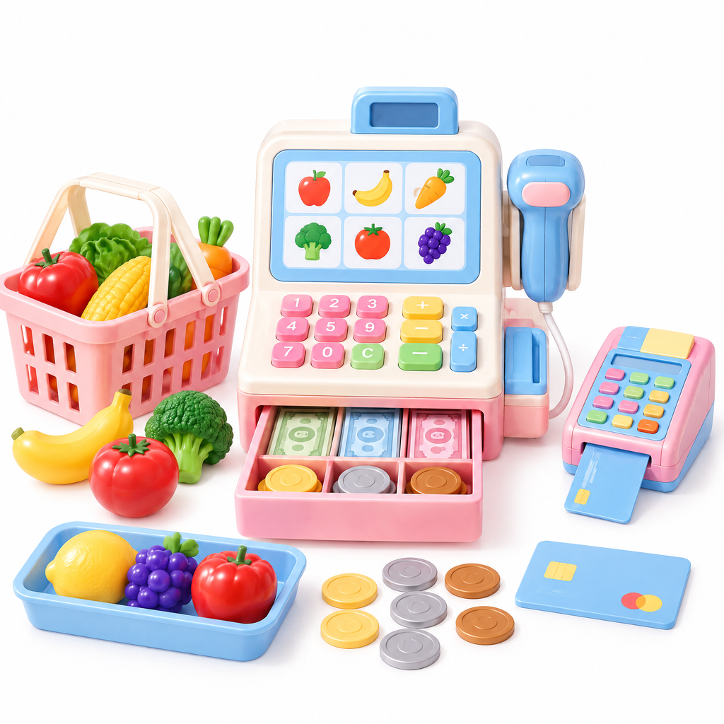 Norvalden™ Grocery Store Cash Register Play Se